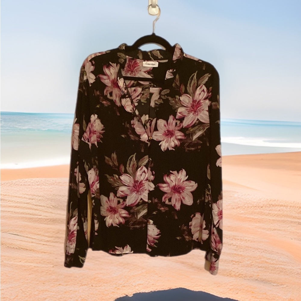 Calvin Klein Floral Blouse